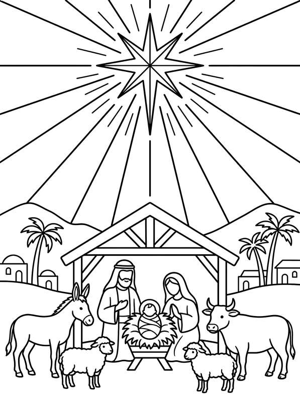 Radiant Night of the Christmas Star