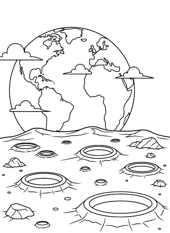 Moon View: Our Blue Earth