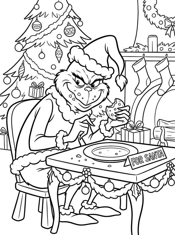 The Grinch's Greedy Midnight Snack