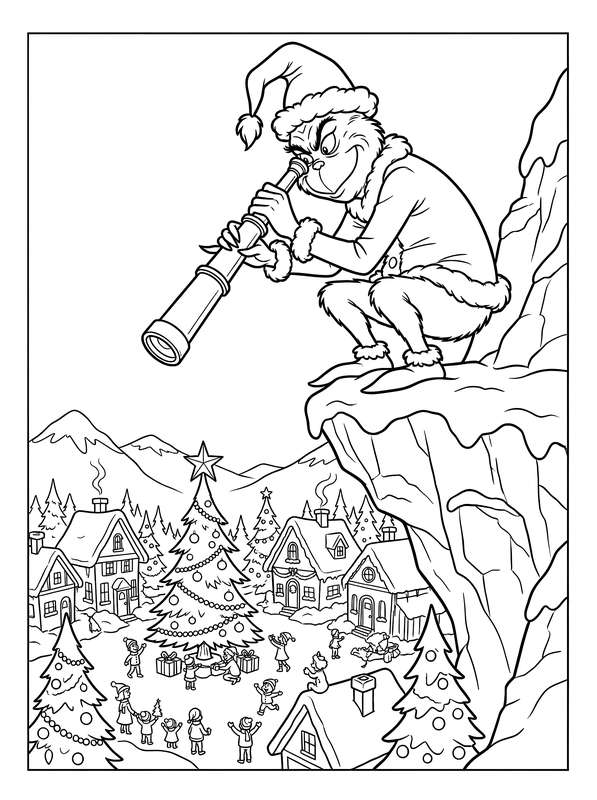 The Grinch's Sneaky Christmas Reconnaissance