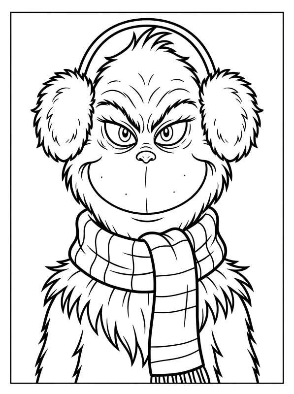 The Grinch's Cozy Winter Style