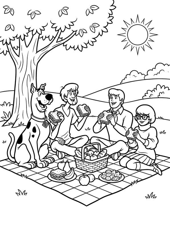 Scooby-Doo's Sunny Picnic Adventure