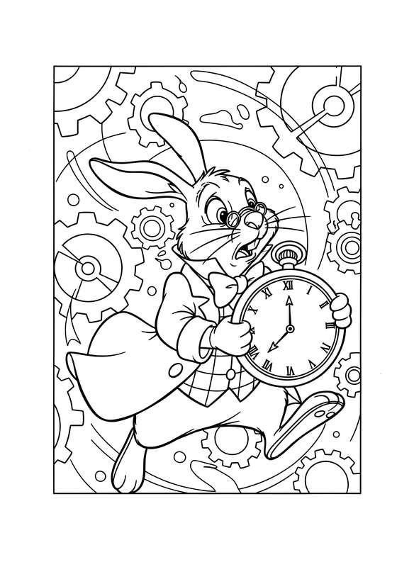 The White Rabbit's Urgent Time Check