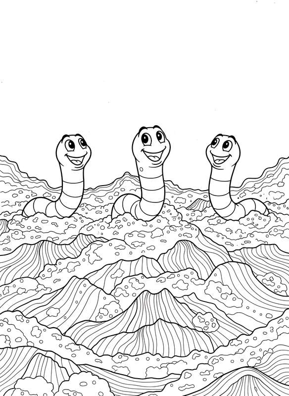 Happy Earthworms Emerge