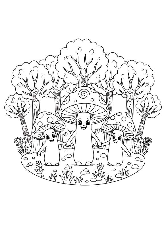 Mushroom Friendship Circle