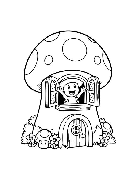 Toad's Enthusiastic Window Wave