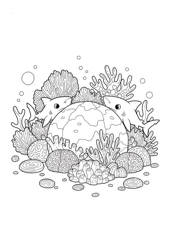 Reef Shark Hide-and-Seek Fun