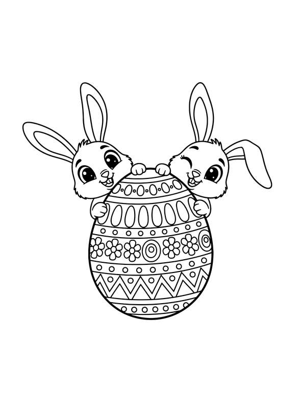 Peek-a-Boo Behind the Giant Egg