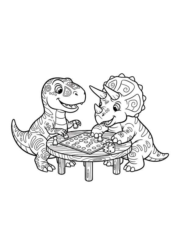 Prehistoric Board Game Battle