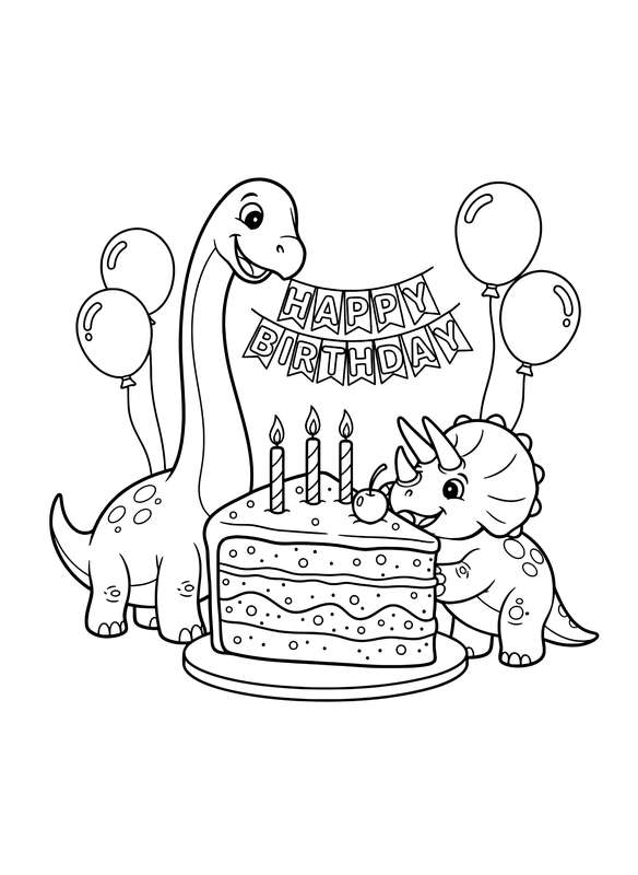 Dino Birthday Cake Share