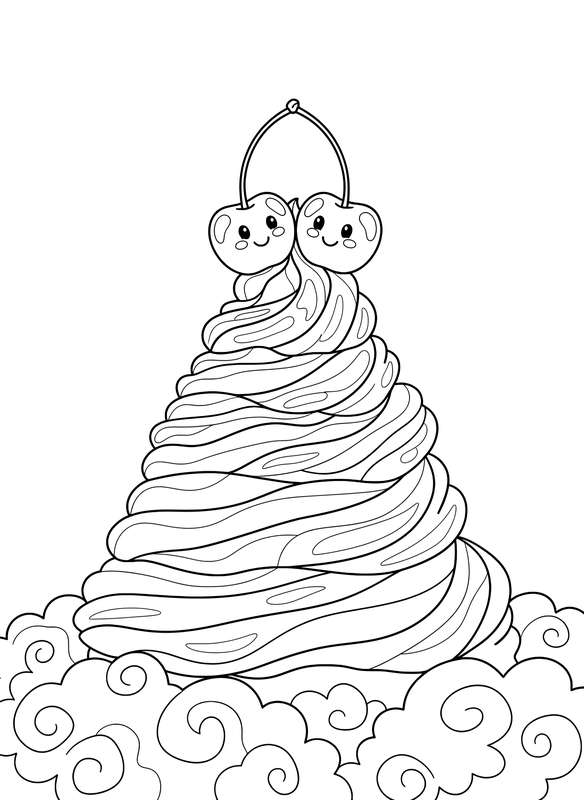 Whipped Cream Dream with Cherry Pals