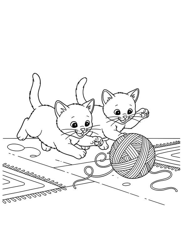 Playtime Chaos: Yarn Chase