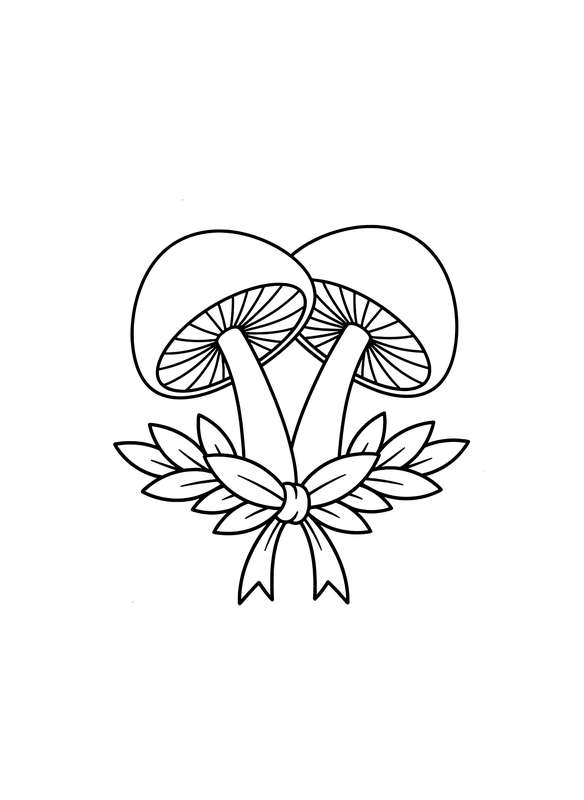 Little Mushroom Friendship Knot