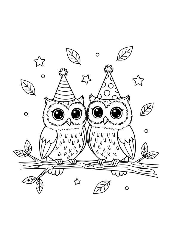 Two Owls, Party Time!