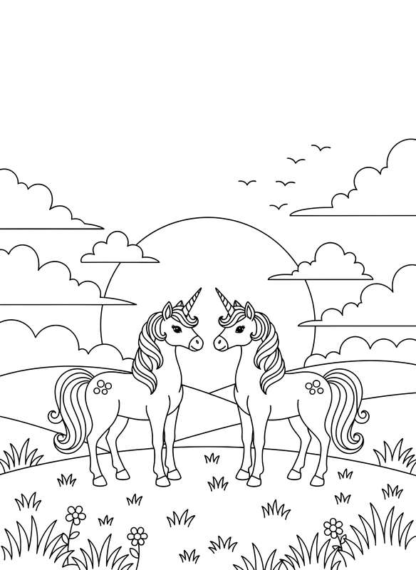 Twin Sunset Serenity