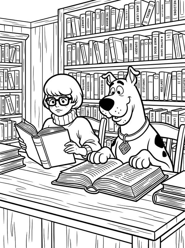 Velma and Scooby's Library Mystery