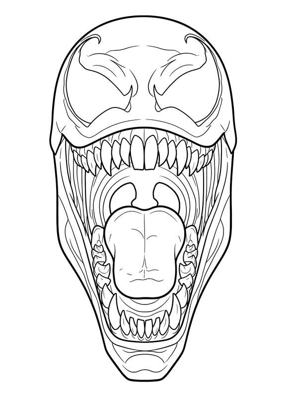 Venom's Terrifying Grin