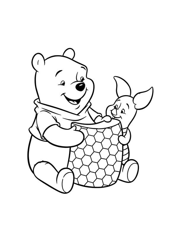 Honey Share with Little Piglet