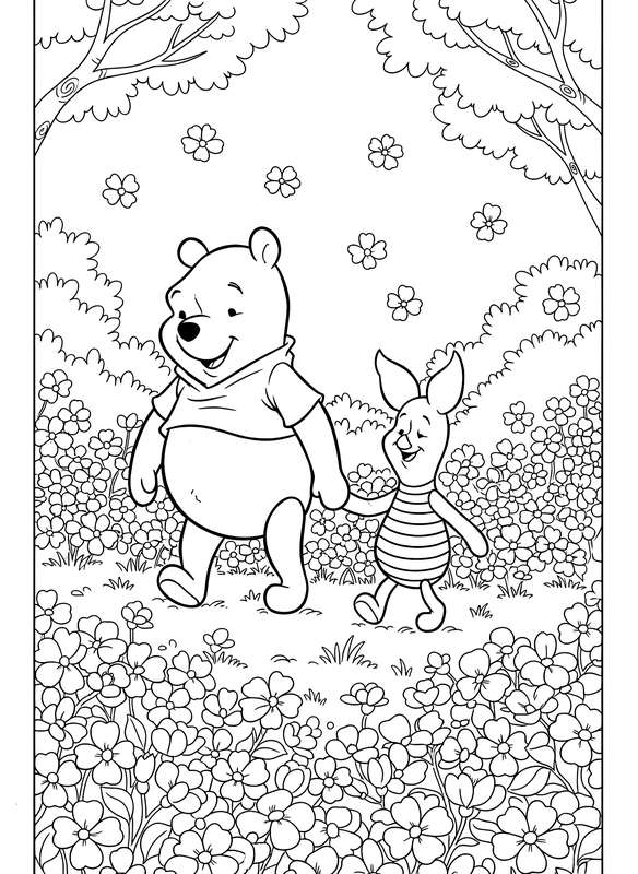 Flower Walk Hand-in-Hand