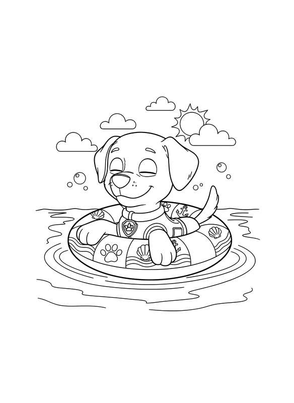 Zuma's Peaceful Float Time